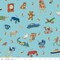 Fabric Riley Blake Aqua Toys Simple Pleasures by the Quarter Yard CD16656-AQUA